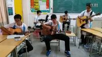小吃 HEY JUDE 陈村职业技术学校数控153班 吉他 架子鼓演奏