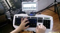  刘璐独创电脑双排三排键电子琴合成器脚电子鼓小放牛