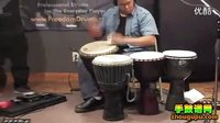  非洲鼓与贝斯完美配合即兴演奏（手鼓谱网www.shougupu.com）