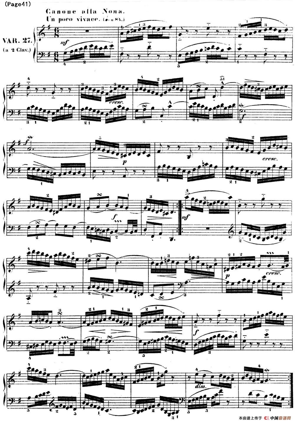 哥德堡变奏曲 巴赫 Goldberg Variationen BWV988(1)_Goldberg Variationen BWV988_页面_43.jpg