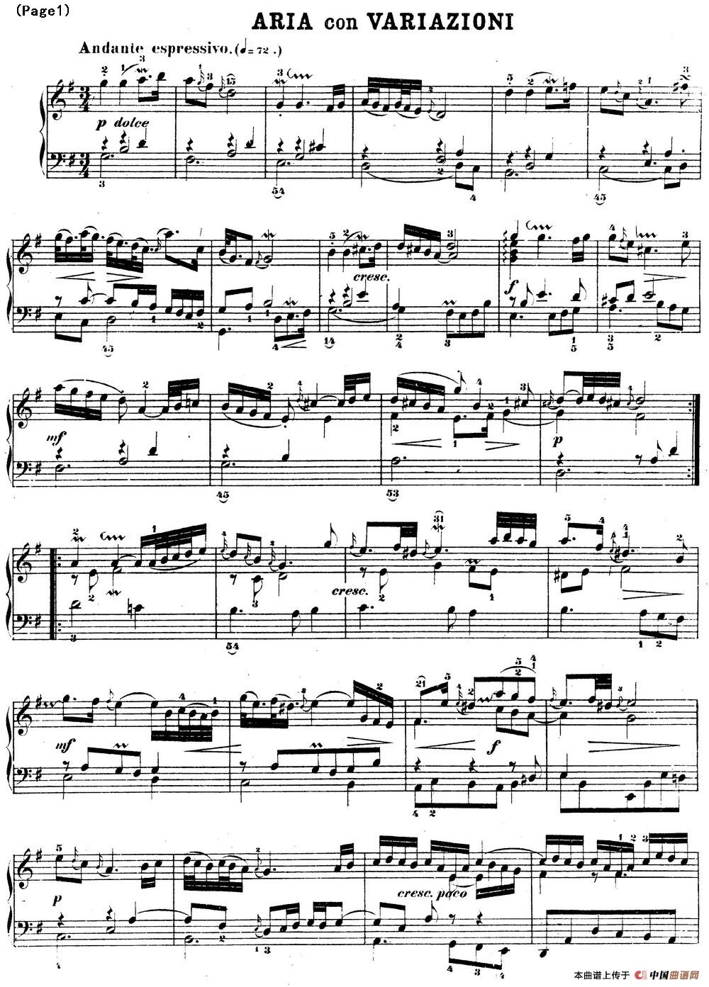 哥德堡变奏曲 巴赫 Goldberg Variationen BWV988(1)_Goldberg Variationen BWV988_页面_03.jpg