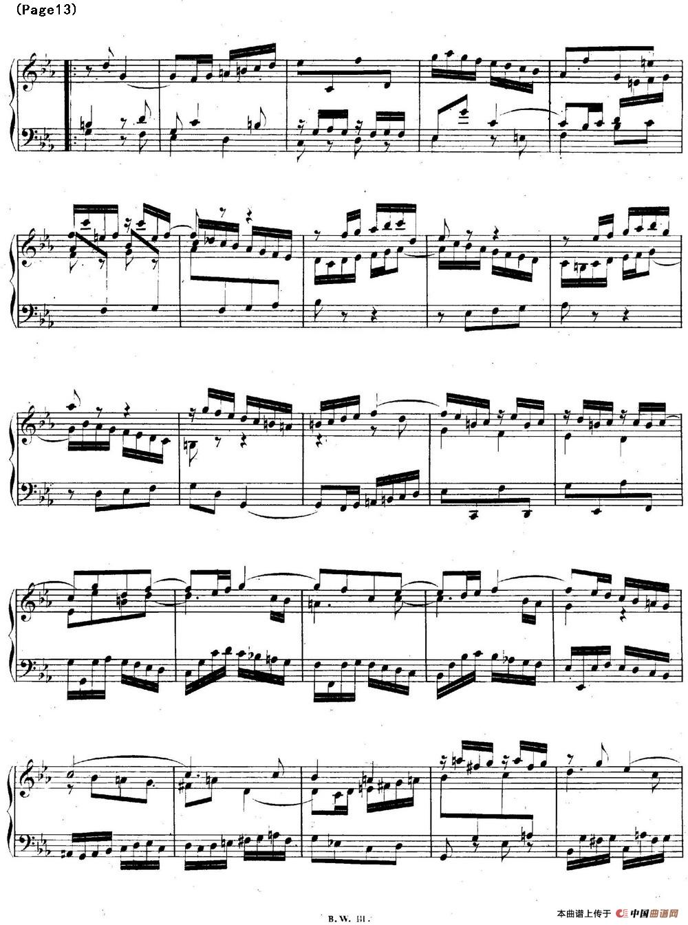 帕蒂塔6首德国组曲（No.2 c小调 巴赫 Partita c Minor BWV 826）(1)_BWV0826_页面_13.jpg