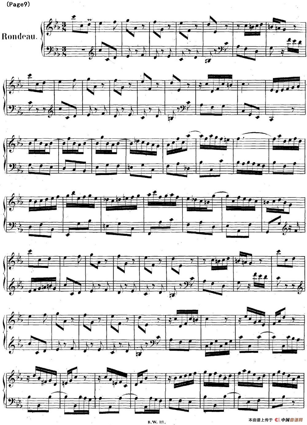 帕蒂塔6首德国组曲（No.2 c小调 巴赫 Partita c Minor BWV 826）(1)_BWV0826_页面_09.jpg