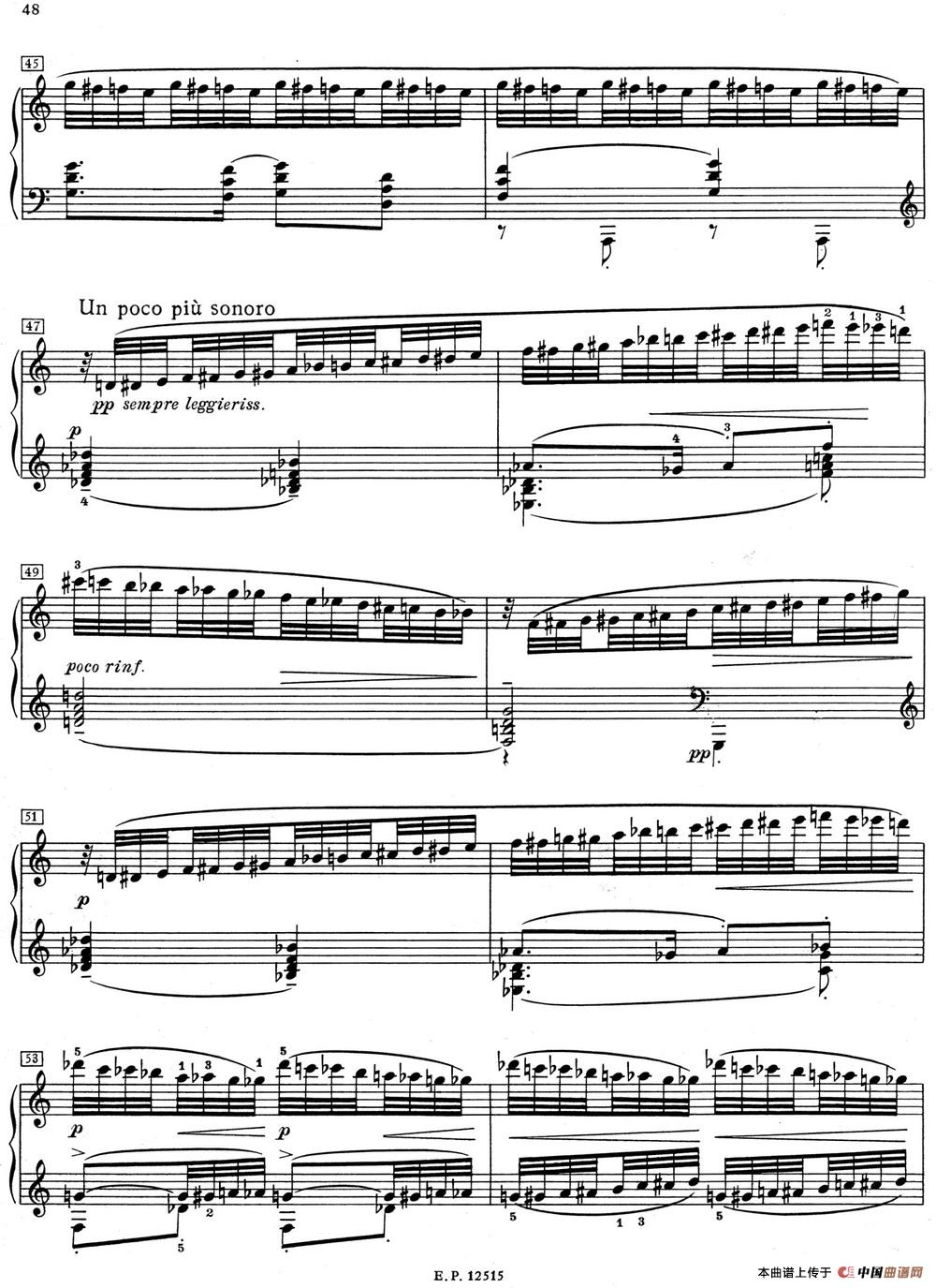 德彪西12首钢琴练习曲（7 半音阶练习v1.0 degrés chromatiques）(1)_7 Pour les degres chromatiques_页面_5.jpg