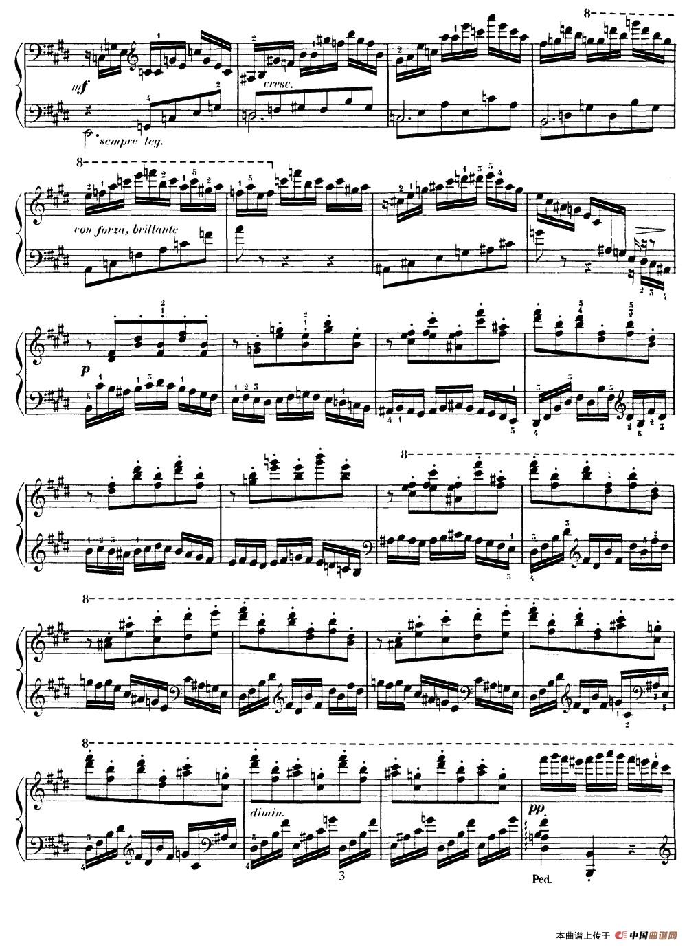15 Etudes de Virtuosité, Op.72  No.1  （十五首钢琴练习曲之一）(1)_003.jpg