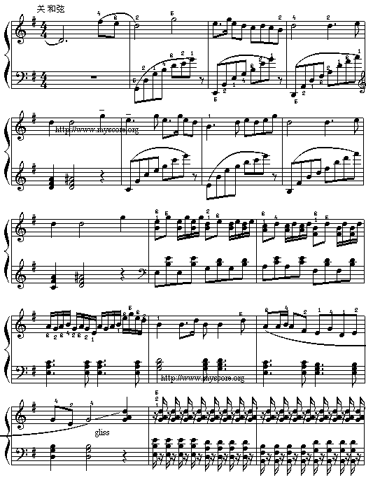旱天雷(广东音乐)电子琴曲谱（图2）