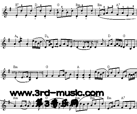 旱天雷(广东音乐)[电子琴谱]电子琴曲谱（图2）