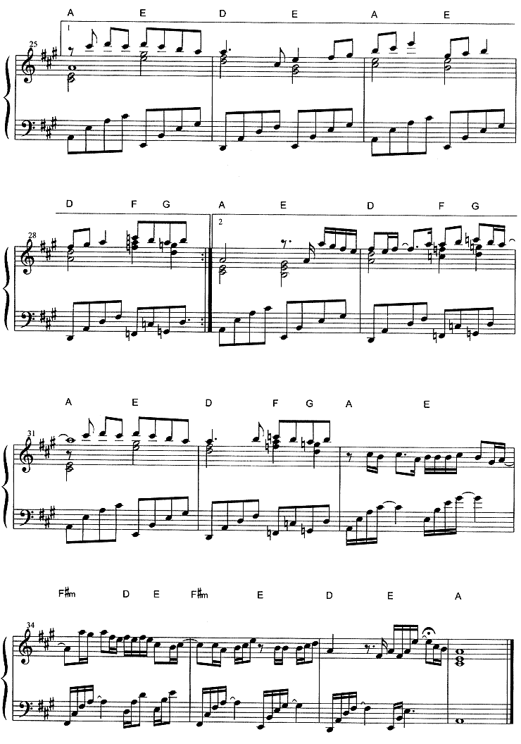 闪灵 (杨千桦)电子琴曲谱（图3）