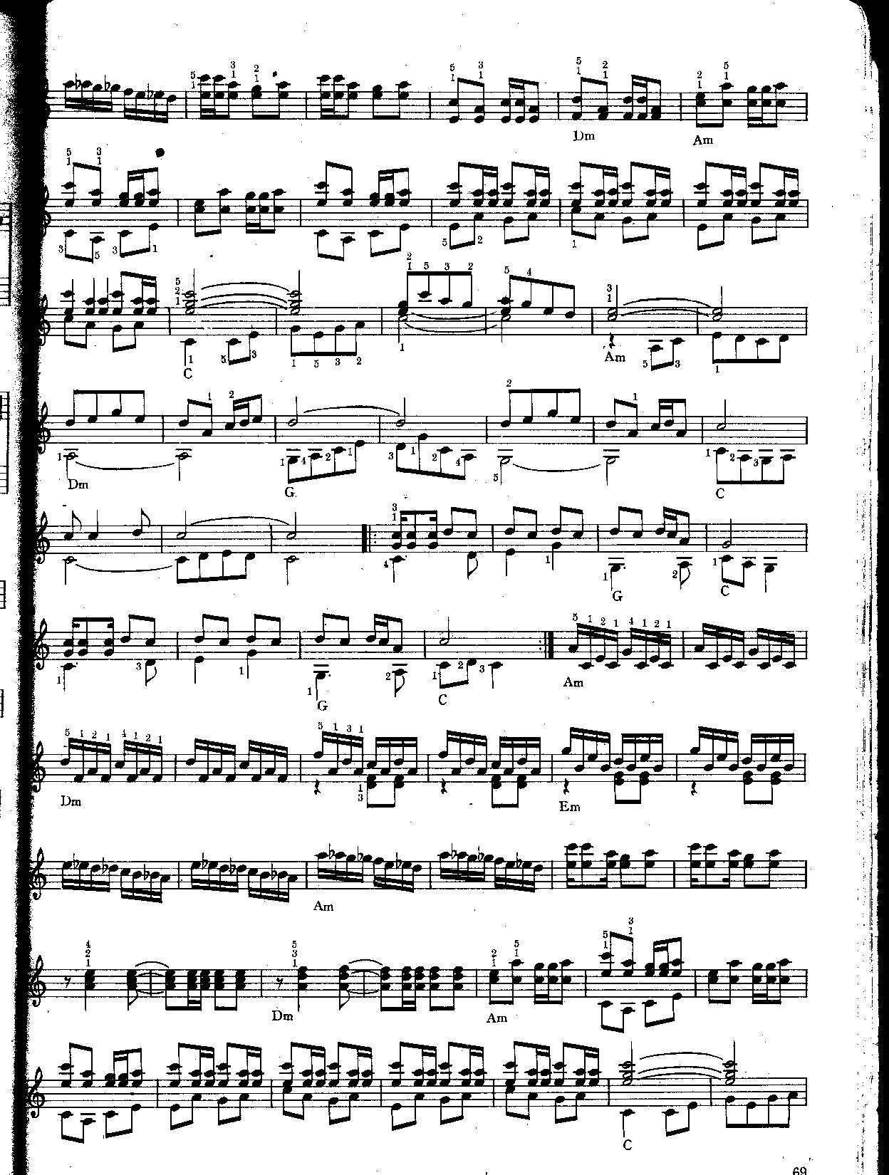 龙舟竞渡（中级班电子琴乐谱）电子琴曲谱（图2）