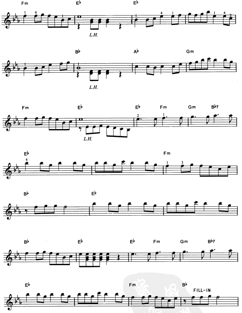 小狐仙电子琴曲谱（图2）