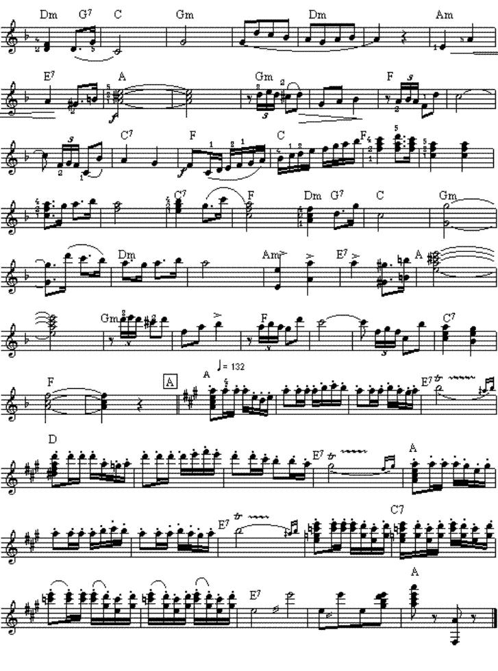 “卡门”组曲电子琴曲谱（图2）