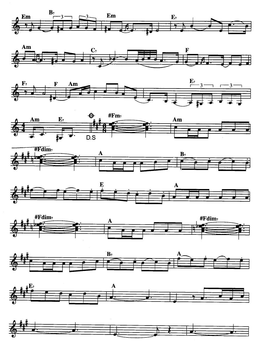 轻骑兵序曲（线谱）电子琴曲谱（图6）