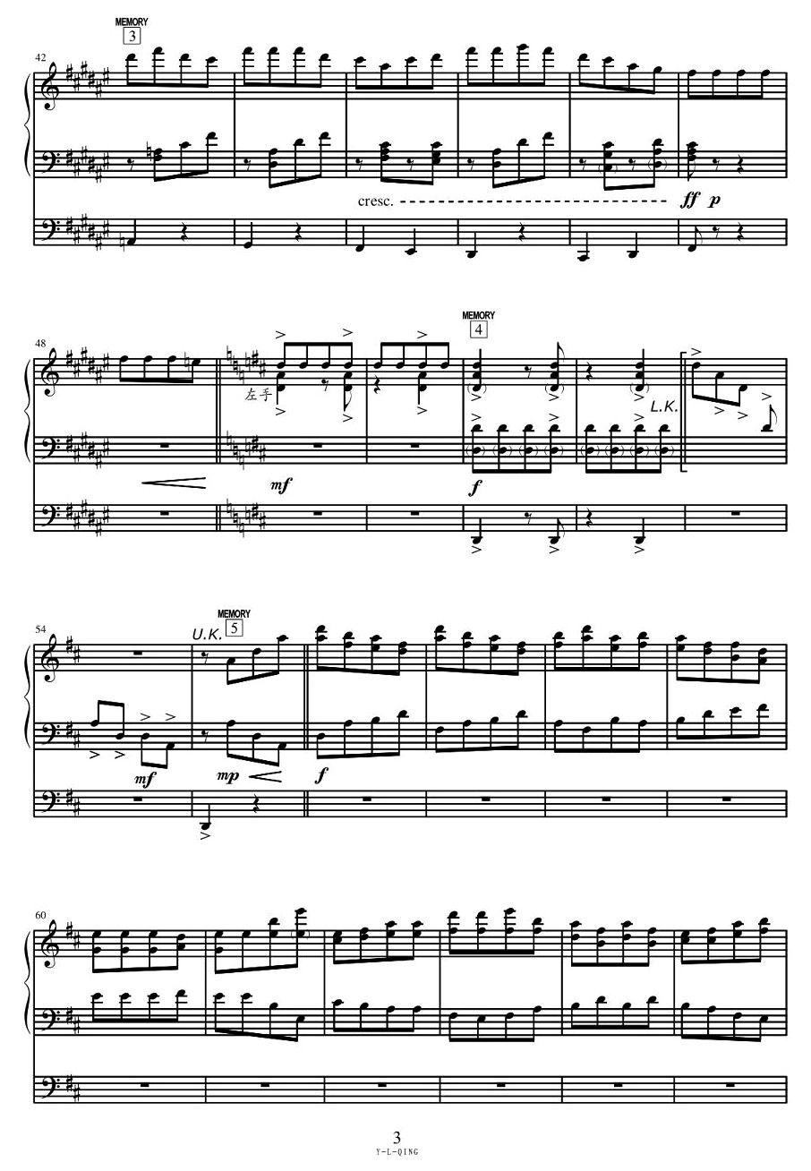 杨柳青电子琴曲谱（图3）