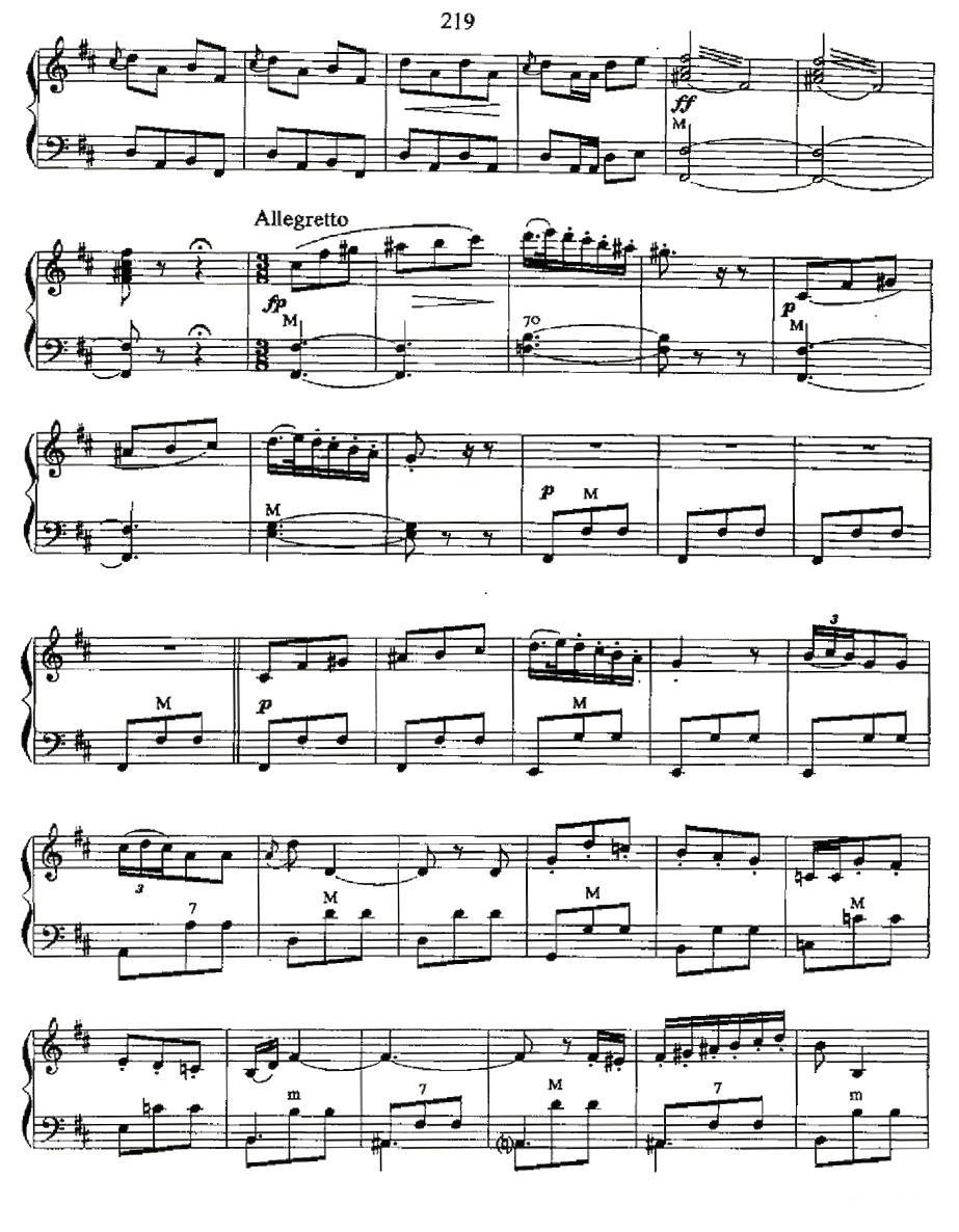 卡门主题幻想曲电子琴曲谱（图8）