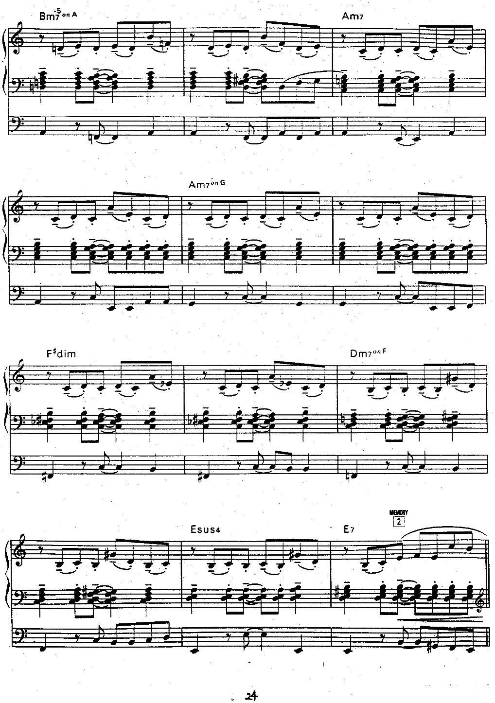 Libertango（自由探戈）（双排键电子琴）电子琴曲谱（图2）