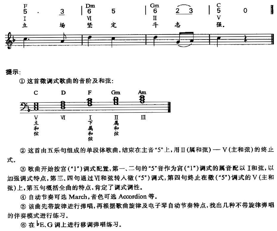 学习雷锋好榜样电子琴曲谱（图2）