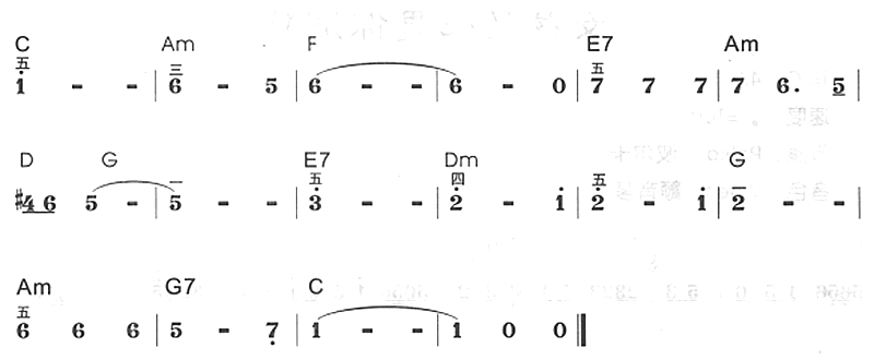 最后的圆舞曲电子琴曲谱（图2）