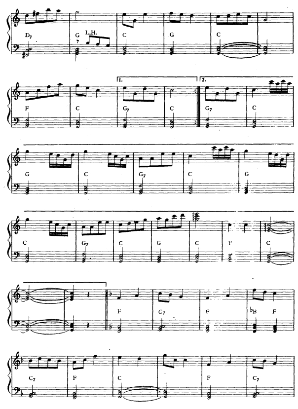 海肯斯小夜曲2电子琴曲谱（图1）