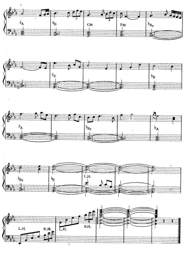 托赛里小夜曲2电子琴曲谱（图1）