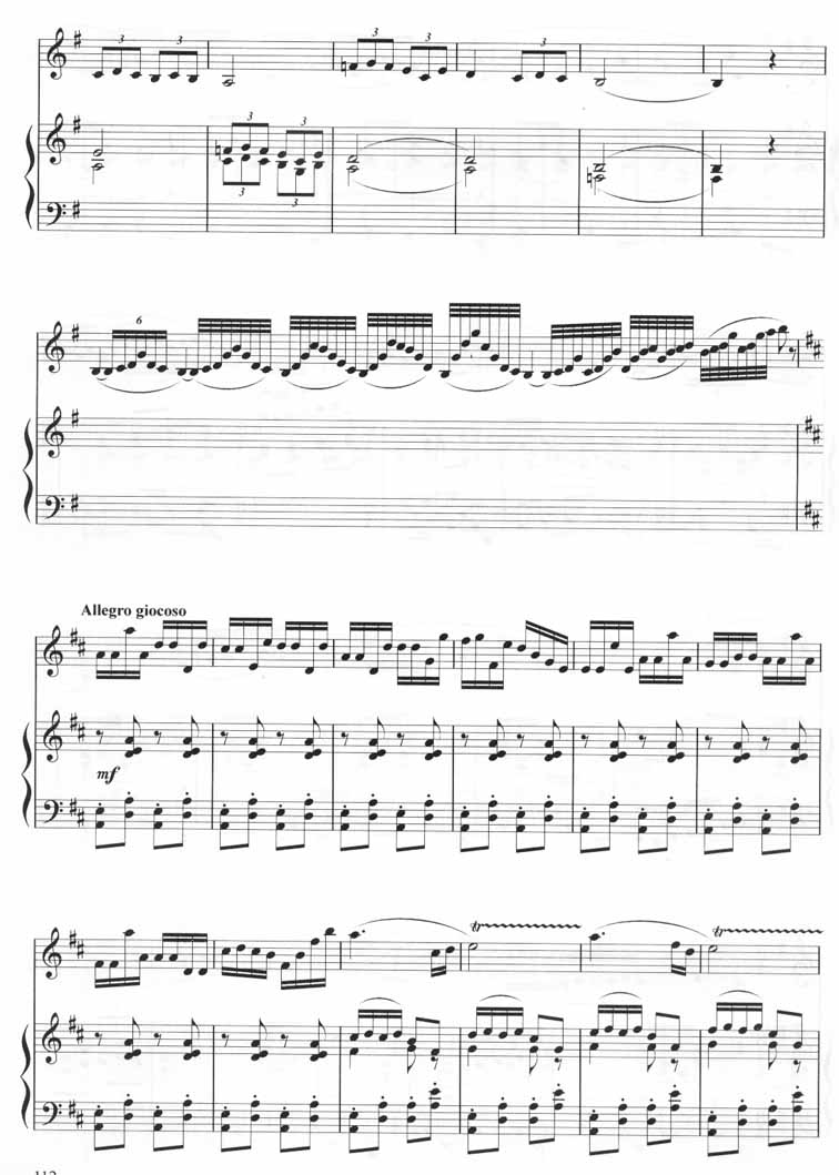 楼兰恋歌（十孔笛五线谱）笛子（箫）曲谱（图6）