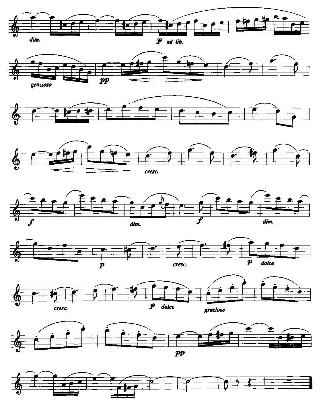 春之歌(长笛)笛子（箫）曲谱（图2）