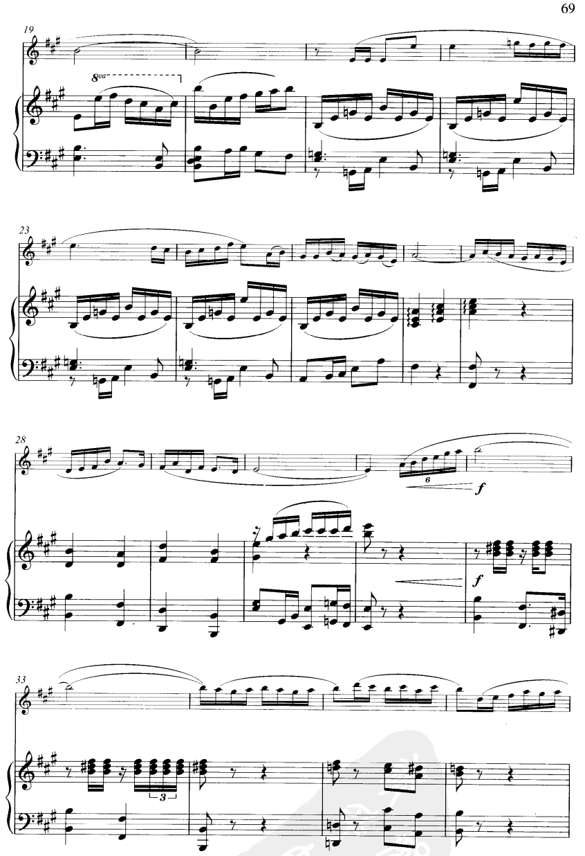 绿洲(线谱版)笛子（箫）曲谱（图3）