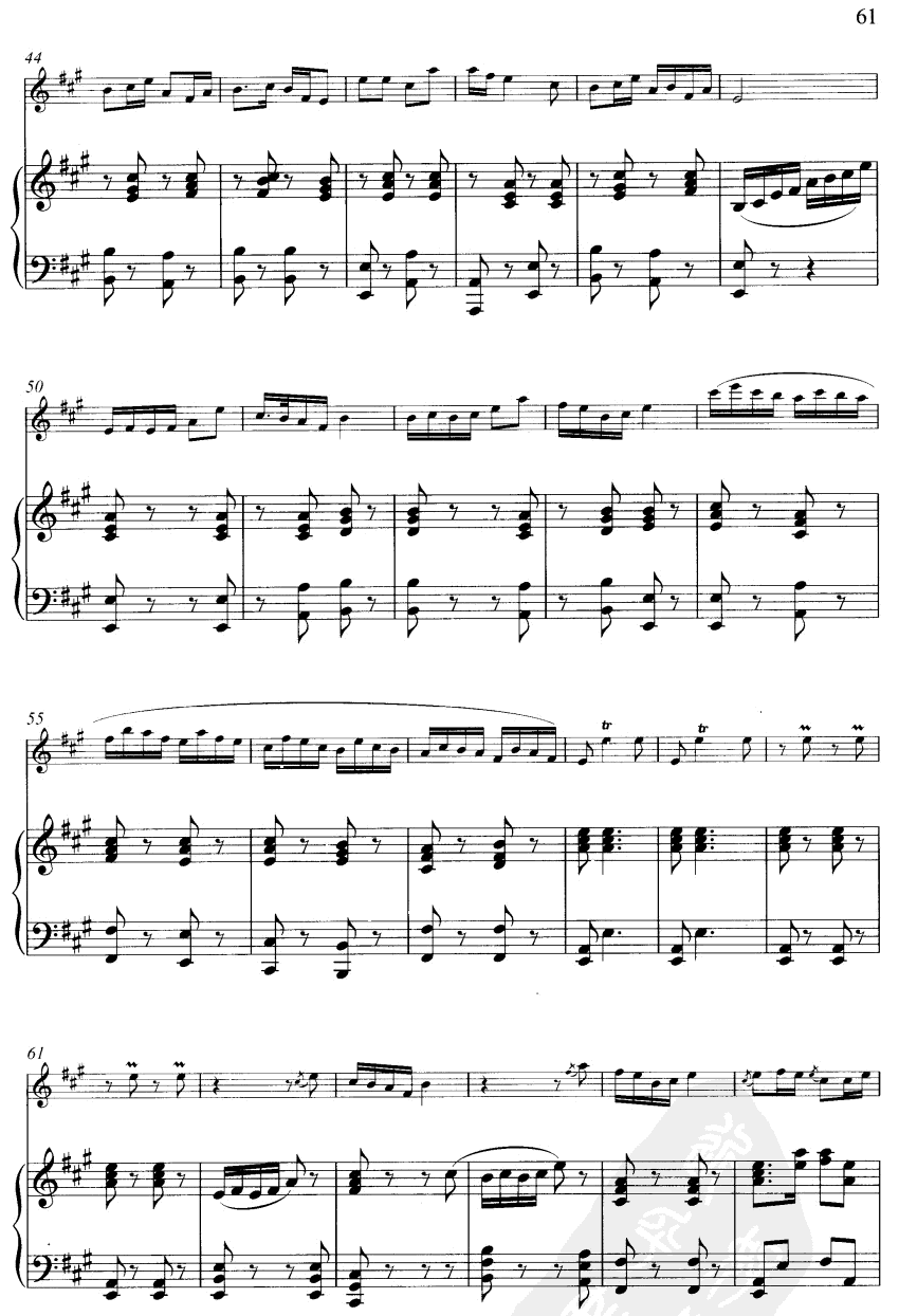 牧笛(线谱)笛子（箫）曲谱（图3）