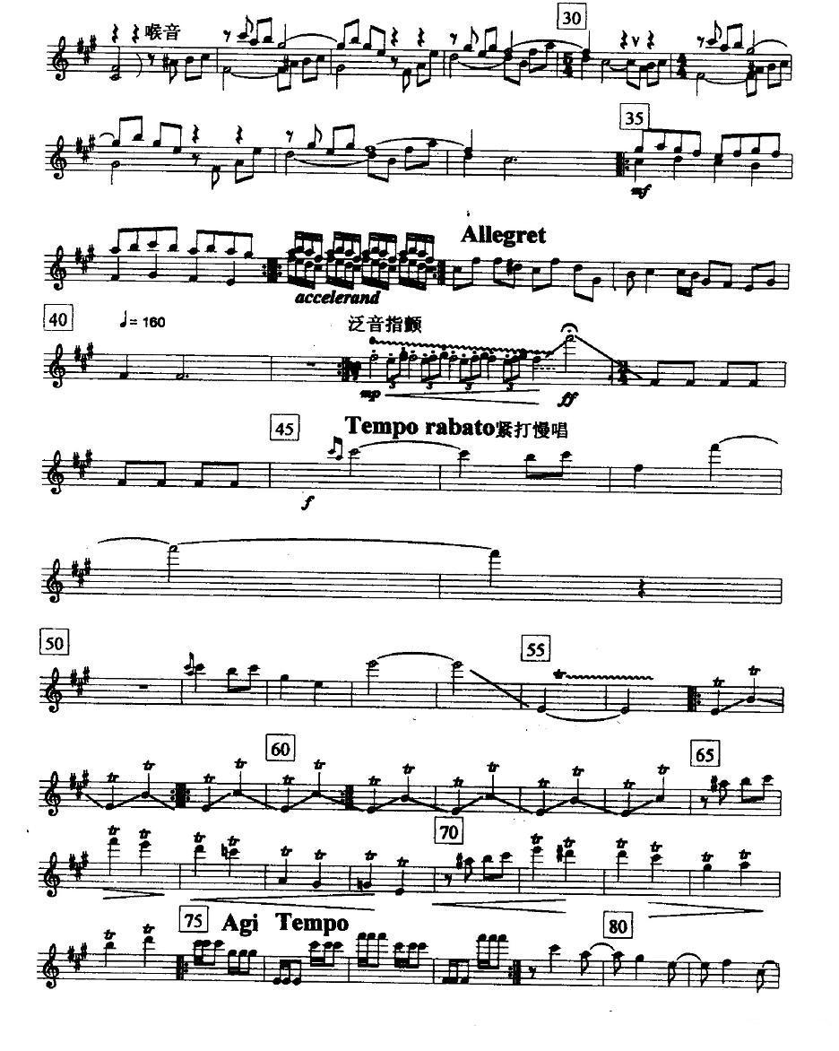 方竹笛子（箫）曲谱（图2）