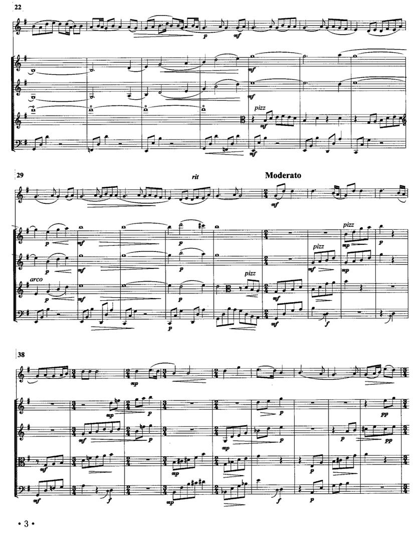 梅花（箫与弦乐五重奏）笛子（箫）曲谱（图2）