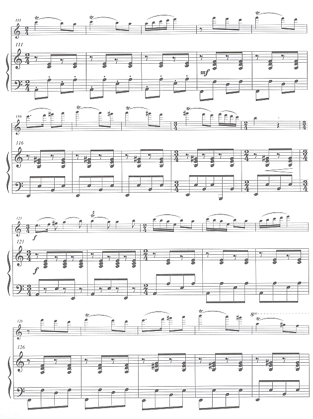 美丽的塔什库尔干(长笛独奏)9笛子（箫）曲谱（图1）