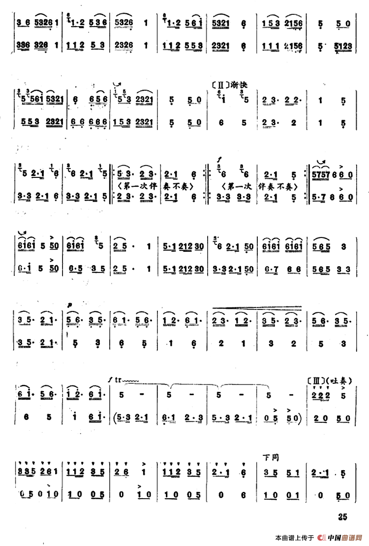 彝家新歌笛子（箫）曲谱（图2）