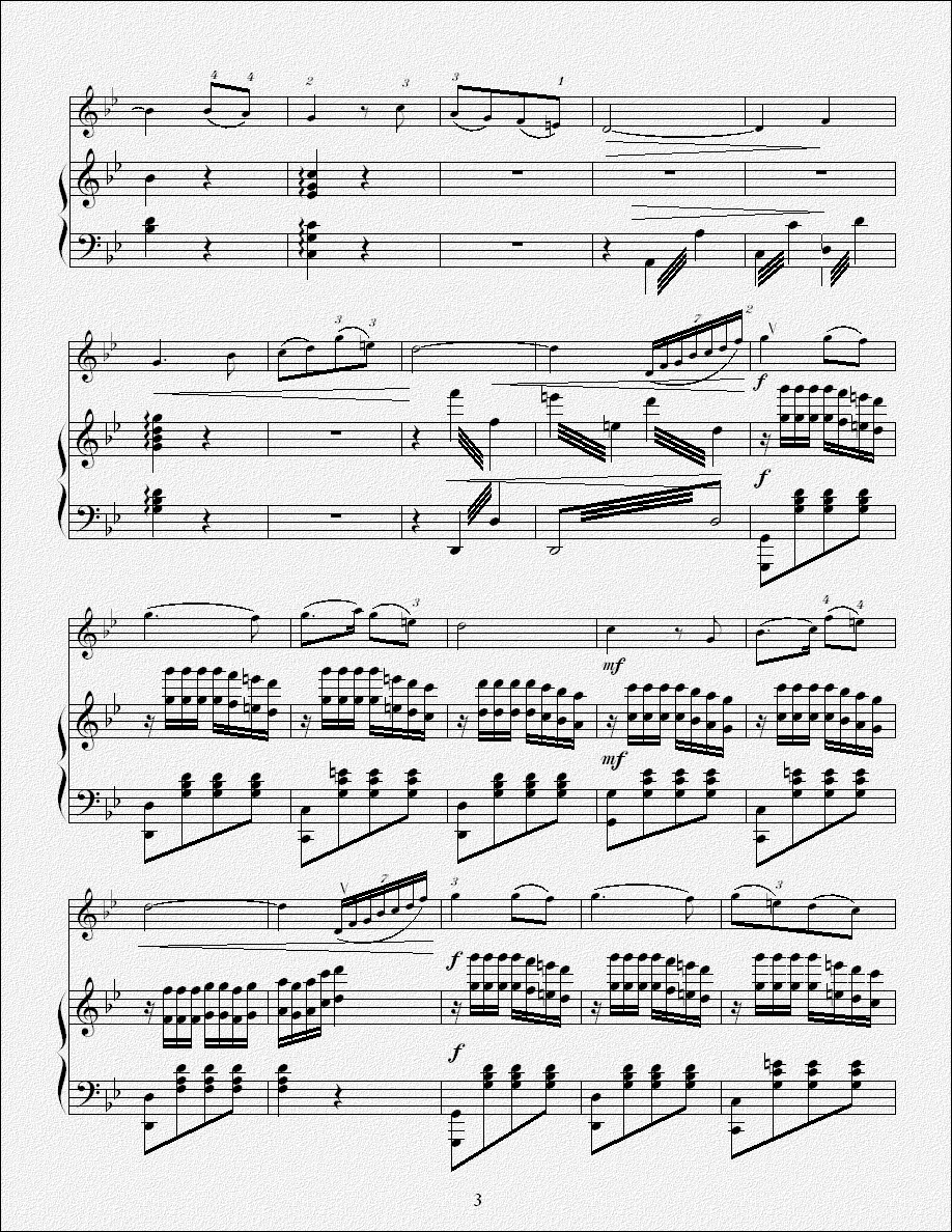 鹭江潮（钢琴伴奏版）二胡曲谱（图3）
