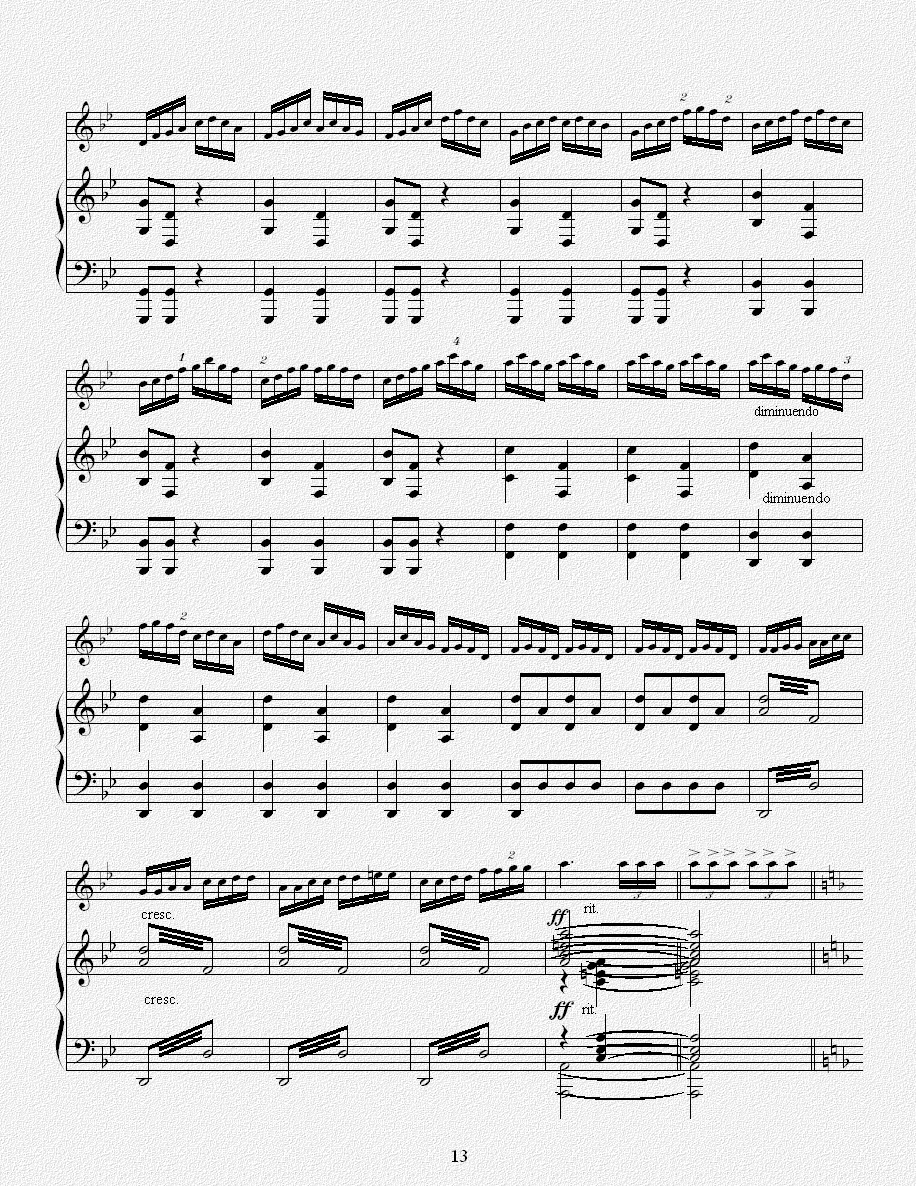 鹭江潮（钢琴伴奏版）二胡曲谱（图13）