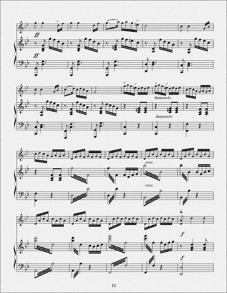 鹭江潮（钢琴伴奏版）二胡曲谱（图11）