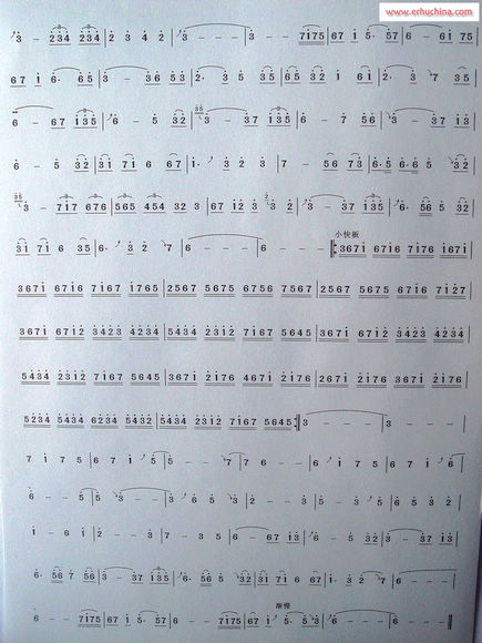 太极琴侠曲谱二胡曲谱（图2）