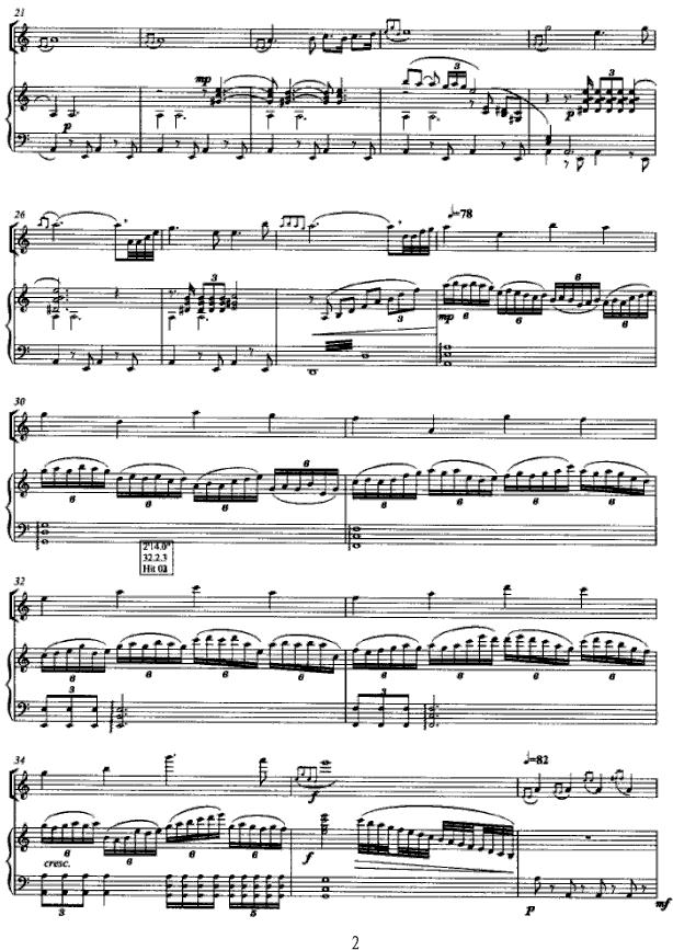 第三二胡协奏曲（五线谱版）二胡曲谱（图2）