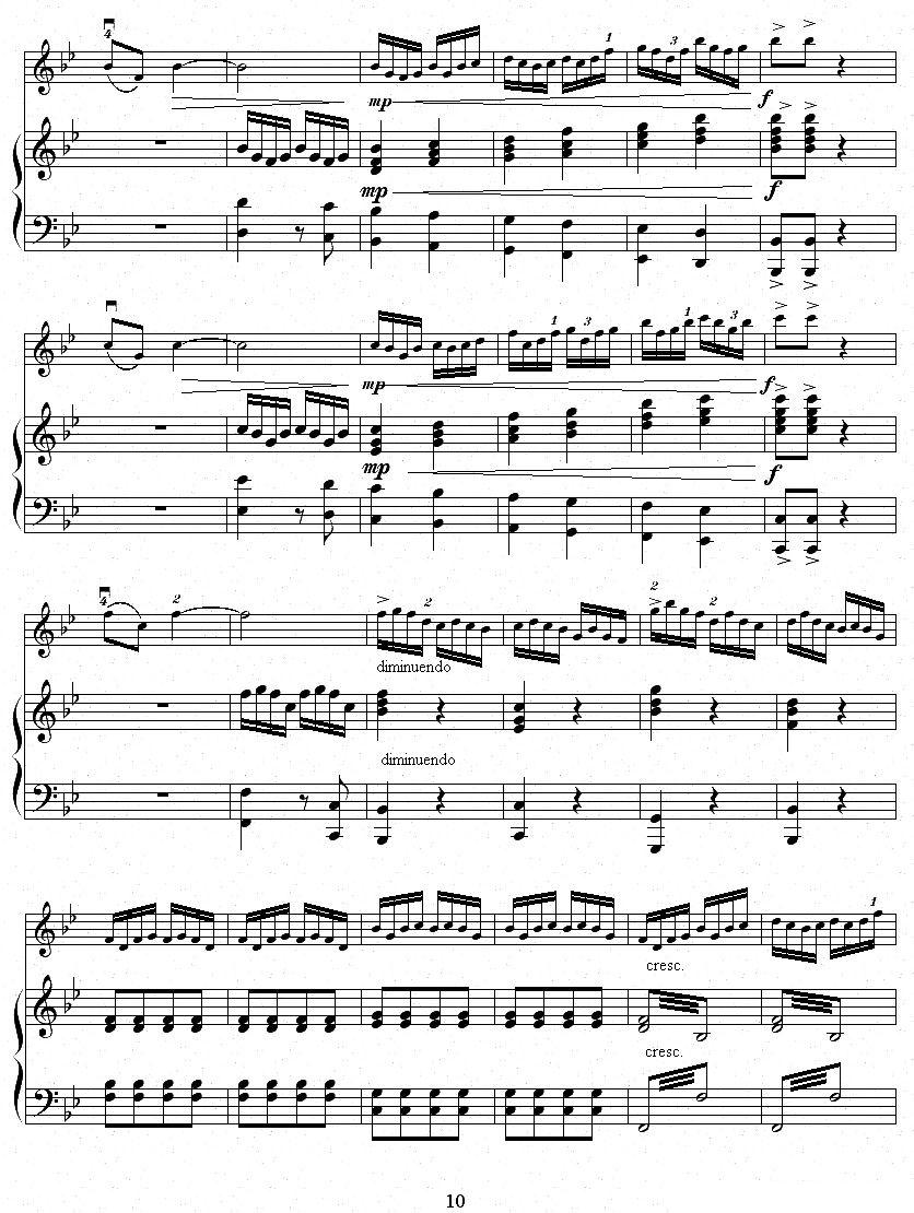 鹭江潮（钢琴伴奏谱）二胡曲谱（图10）