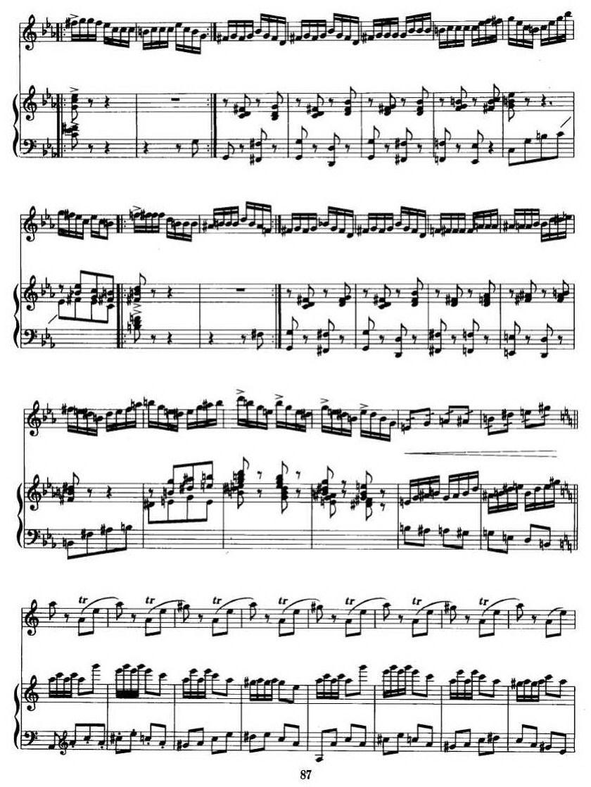 第二二胡狂想曲（二胡+钢琴伴奏）二胡曲谱（图8）