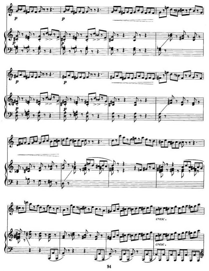 第二二胡狂想曲（二胡+钢琴伴奏）二胡曲谱（图15）