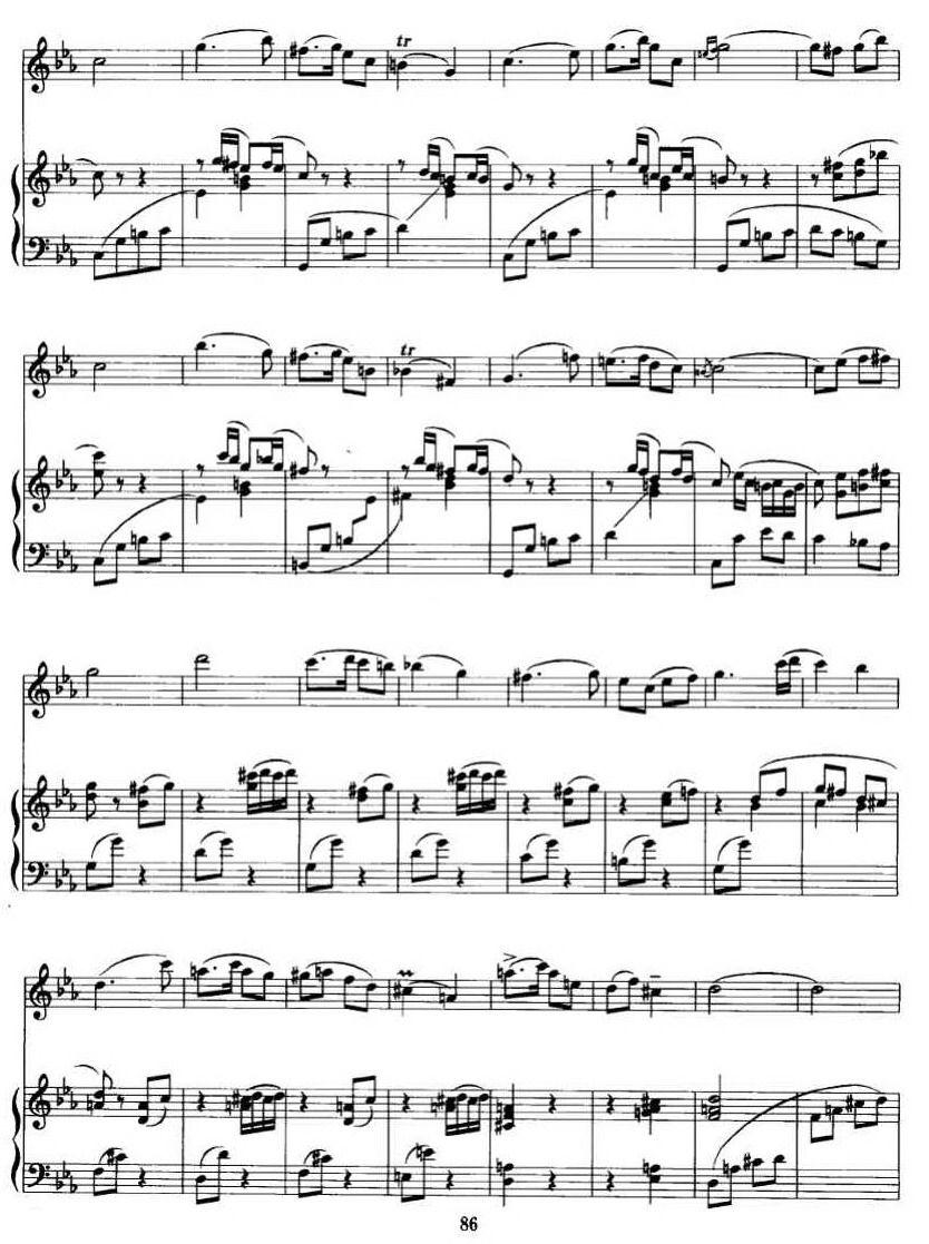 第二二胡狂想曲（二胡+钢琴伴奏）二胡曲谱（图7）
