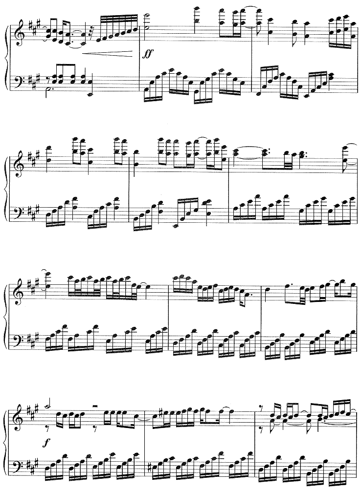 蓝色生死恋(同名韩剧插曲)钢琴曲谱（图3）