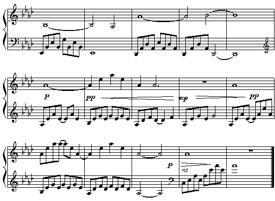 我心永恒(《铁达尼号》主题歌)钢琴曲谱（图5）