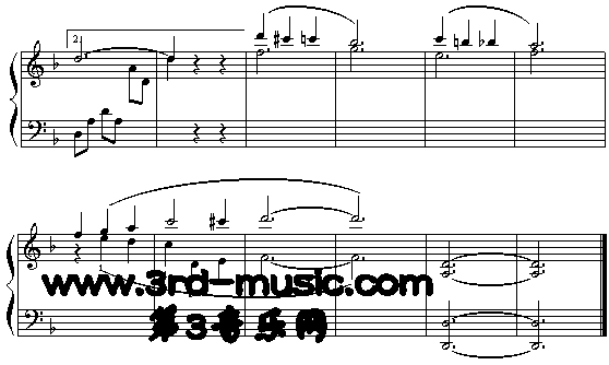 山楂树[钢琴曲谱]钢琴曲谱（图3）