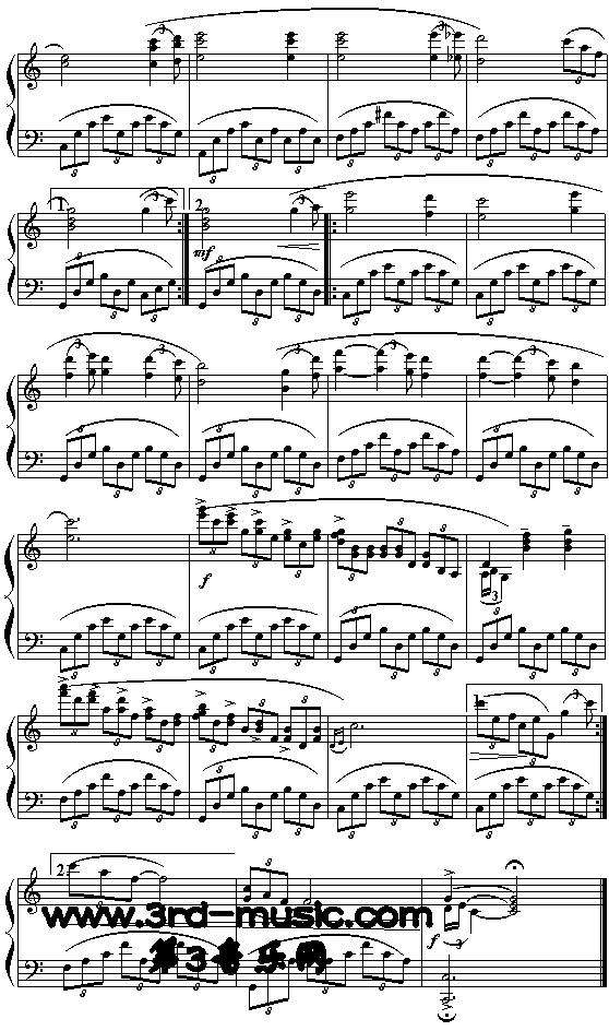 情人的舞会[钢琴曲谱]钢琴曲谱（图2）