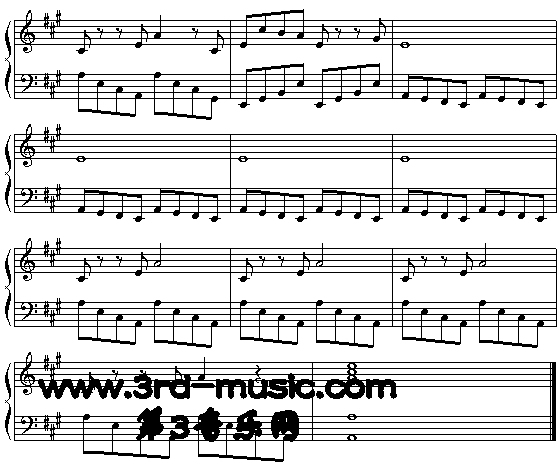 黄河协奏曲[钢琴曲谱]钢琴曲谱（图4）