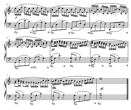 卡农钢琴曲谱（图4）