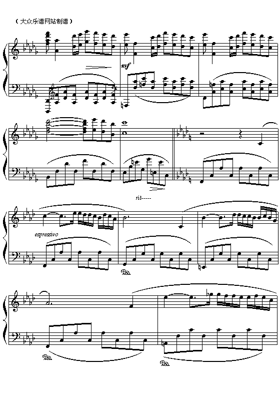 秋日私语[钢琴曲谱]钢琴曲谱（图3）