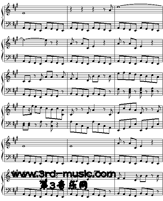 黄河协奏曲[钢琴曲谱]钢琴曲谱（图2）