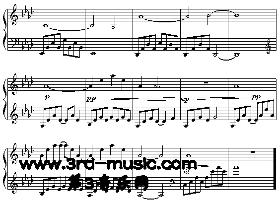 我心永恒(《铁达尼号》主题歌)[钢琴曲谱]钢琴曲谱（图6）