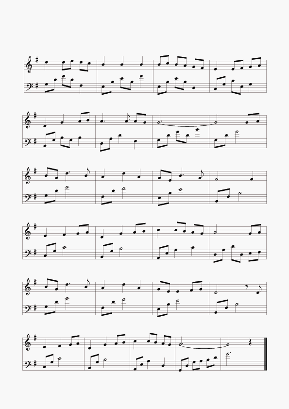 千与千寻钢琴曲谱（图2）